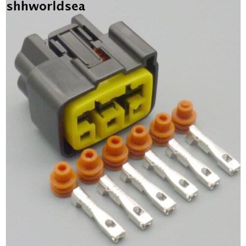 Worldgolden 5/30/100sets 2.3mm 6P kit electrical Motorcycle connector