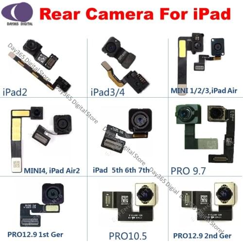 Rear Back Camera Flex Cable For iPad 2 3 4 5 6 7 Air 2PRO 9.7 10.5 12.9 1st 2nd Gerneration Inch