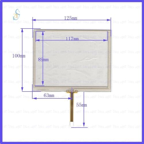 ZhiYuSun 125mm*100mm LST05601 5.6inch Touch Screen glass resistive USB touch panel 125*100 TOUCH SCREEN this is compatible