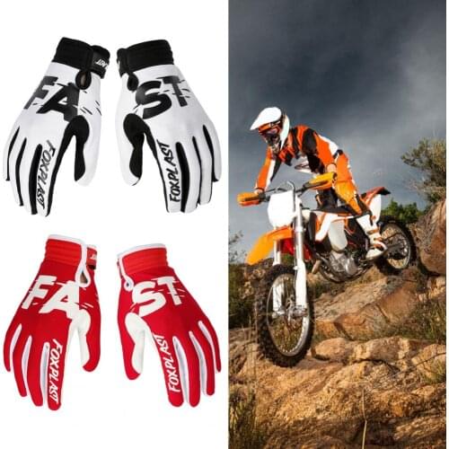 Exercise Supplies 1Pair Durable Dirt Bike Motocross Sports Gloves Outdoor Use Full Finger Glove Breathable for Sport