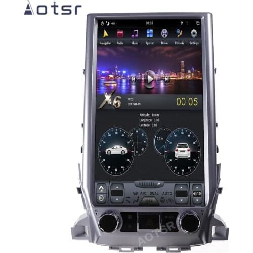 128G Tesla Android 9 Car Radio For TOYOTA LAND CRUISER 200 LC200 2016 2017 2018 GPS Navigation PX6 DSP Auto Stereo Video Player