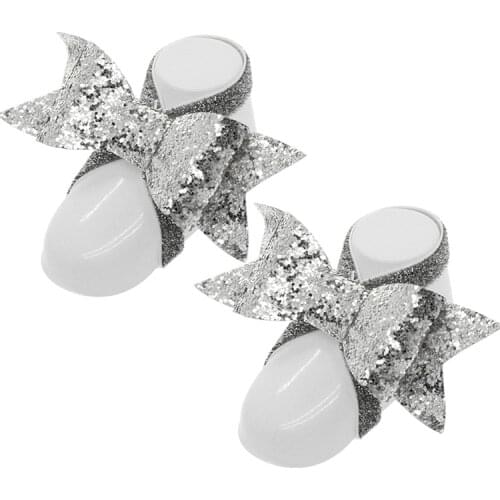 2pcs/pair Fashion Newborn Toddler Shining Glitter Sequin Bows Barefoot Sandals Baby Girls Bowknot Kids Shoes Gifts
