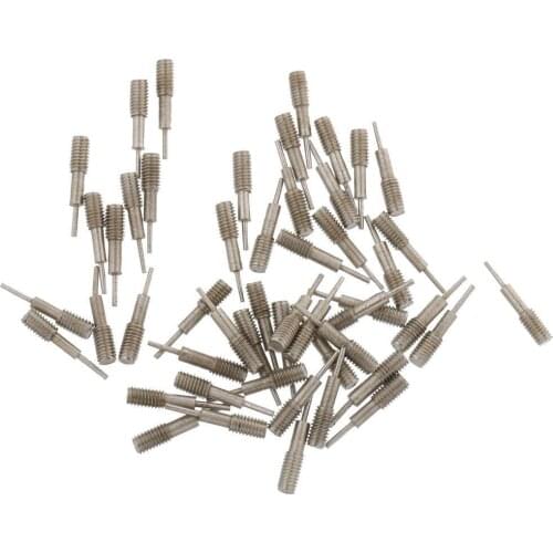 50pcs Watch Band Spring Bars Strap Link Pins Repair Watch Parts Professional Repair Watch Tool Spare Pins Watch Accessories