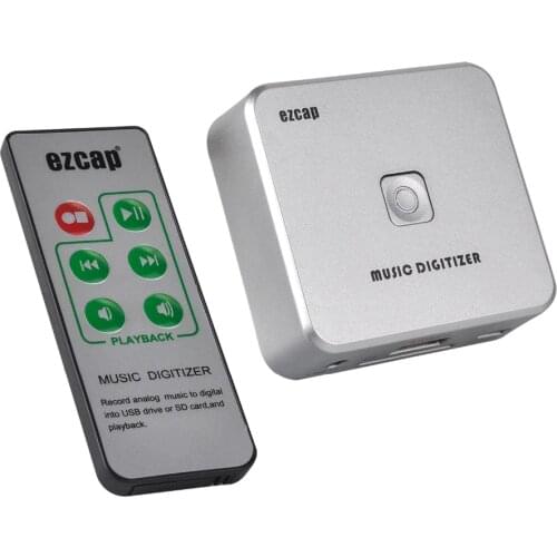 Audio recorder Audio Capture USB Converter Convert old analog music cassette Vinyl to mp3 save to USB Flash Drive SD Card EZ241