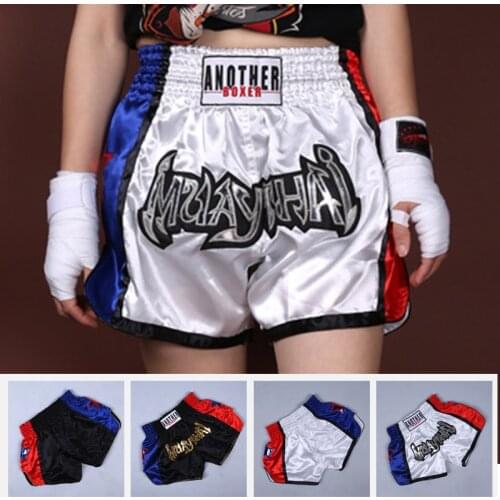 Anotherboxer Unisex Muay Thai Boxing Shorts Breathable MMA Kickboxing Fighting Boxing Martial Arts MMA Clothing Shoes