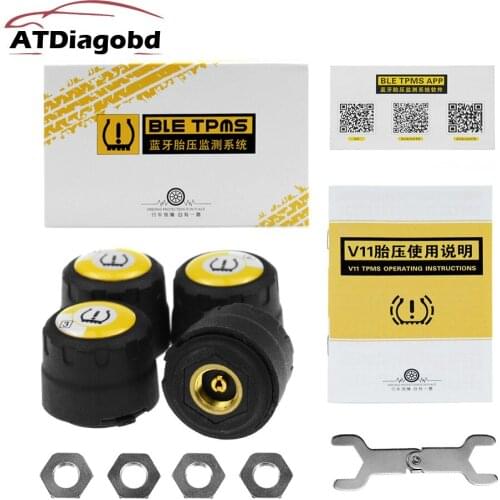 Best Quality Sensors Bluetooth 4.0Bes BLE TPMS Low Energy Car External Sensor TPMS Tire Pressure Monitoring System