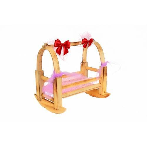 Wooden Garden Handmade Wooden Toy Crib TB006