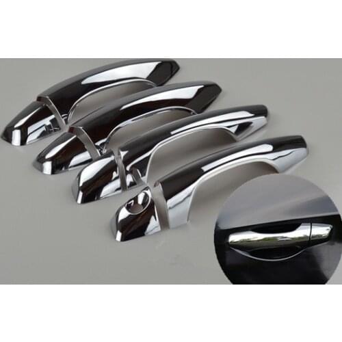 For HYUNDAI SANTA FE / IX45 2013 2014 2015 2016 2017 2018 New Chrome Car Door Handle Cover Trim Sticker Car Styling Accessories