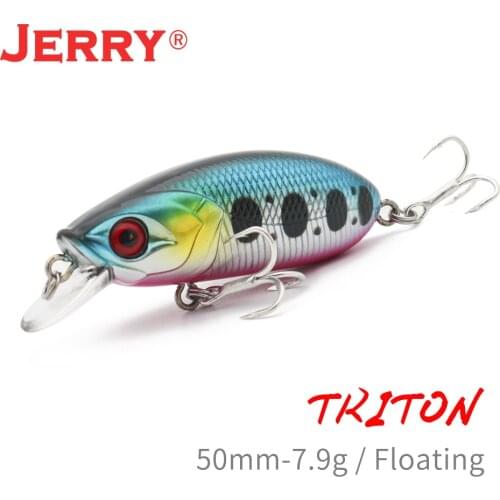 Tomic 5cm 7g Multi-Colors Freshwater Wobble Bait Hard Plastic Lures Floating Rattling Crankbaits
