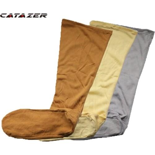 3 Colors Cotton Shaolin Temple Buddhist Monk Long Kung fu Socks Martial arts Suit Tai chi Uniform Leg Guards Wraps