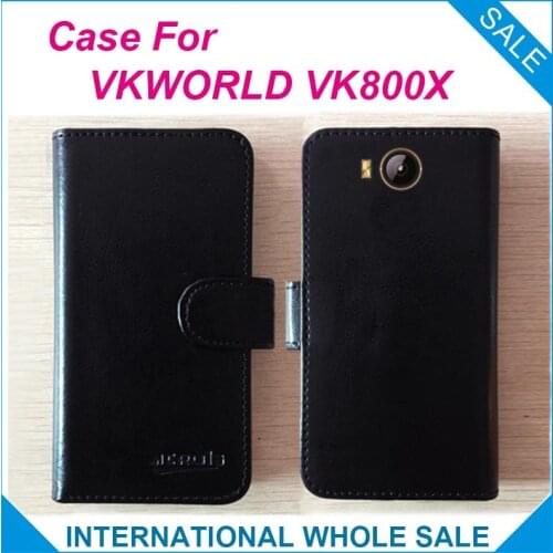 Hot! 2016 VK800X VKWORLD Case phone ,6 Colors High Quality Leather Exclusive Case For VKWORLD VK800X Cover Phone Tracking