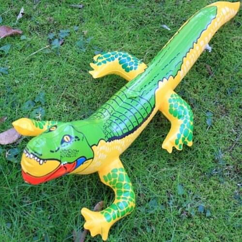 Inflatable Crocodile Blow Up Funny Water Toys Crocodile Toy Alligator Balloon for Summer Beach Swimming Pool Inflatable Toys