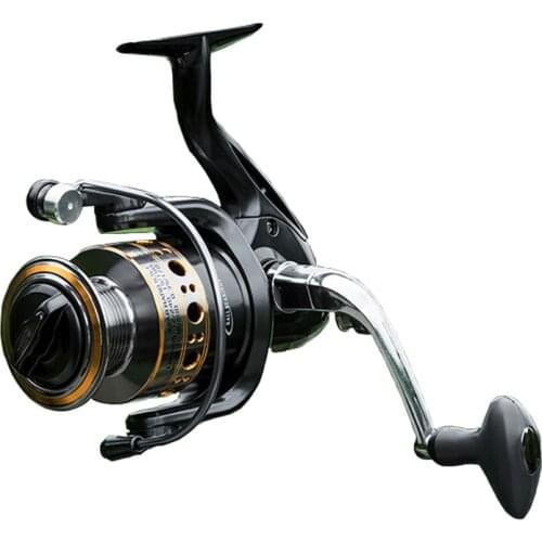 2020 New 5.5:1 Gear Ratio Nylon Metal Body Spinning Reel Soft Handle All Metal Wire Cup 1000 2000 3000 4000 5000 Fishing Reel