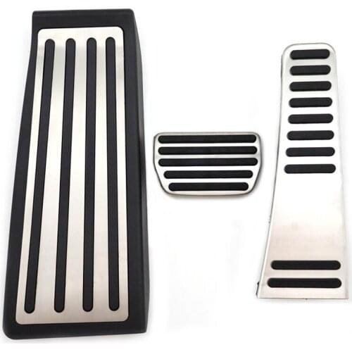 Stainless Steel Car Accelerator Foot Rest Pads Fuel Gas Brake Pedal Cover For Volvo XC90 2018-2020 2019 Auto Styling
