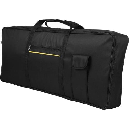 Portable 76 Key Electronic Piano Keyboard Gig Bag Carrying Bag Storage Holder Case 420D Cloth