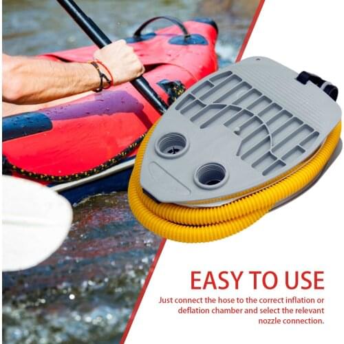 Portable Inflatable Boat Kayak Foot Air Pump Raft High Pressure Foot Inflator For Kayak Drifting Board Dropshipping