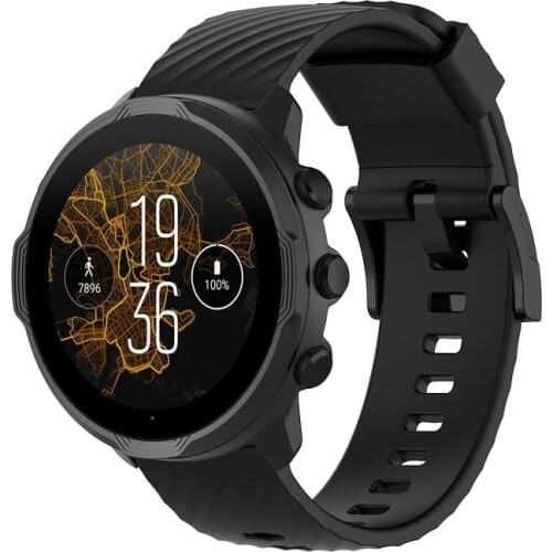 Sport Silicone TPU Straps For Suunto 7 9 Spartan Sport Smart Watch Bands Replacement Sport Watchband High Quality