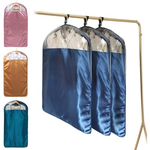 Clothes Dust Bag Hanging Bag Home Storage Bag Coat Suit Finishing Hanging Clothes Bag Dust Cover Can be Washed