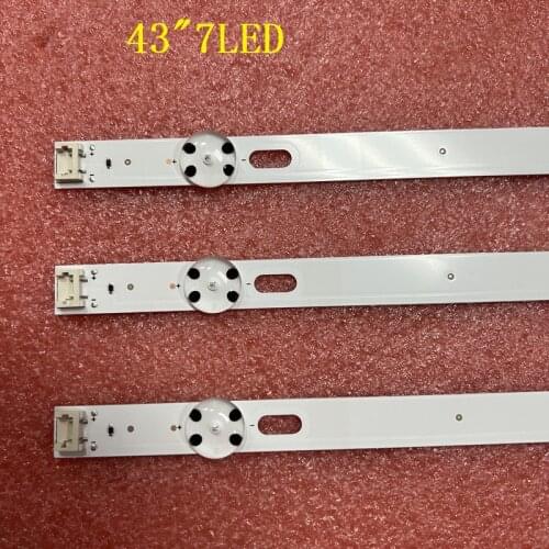 3pcs 7LED LED backlight strip for LG 43UJ651V 43LJ624V 43LJ634V 43UJ701V 43UJ65_UHD_L EAU63673004 innotek 17Y 43inch_A