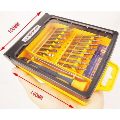 High quality multifunctional dual purpose bits 34 in 1 screwdriver torx set iphone computer pry tool NO.749 freeshipping
