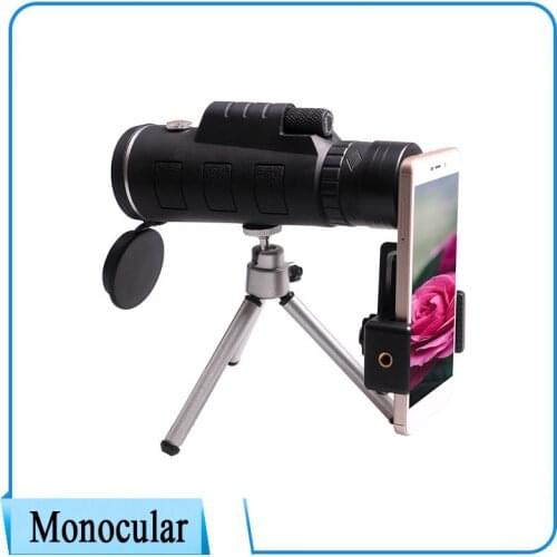 High Quality Portable 40X60 Telescope Binoculars with Tripod 10x Magnification Eyeglasses Zoom High Quality HD Hunting Monocular