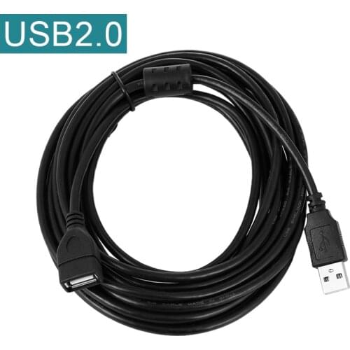 0.6M/1M/1.5M/3M/5M USB 2.0 Male to Female USB Cable Extension Cord Wire Super Speed Data Sync Cable For PC Laptop Keyboard