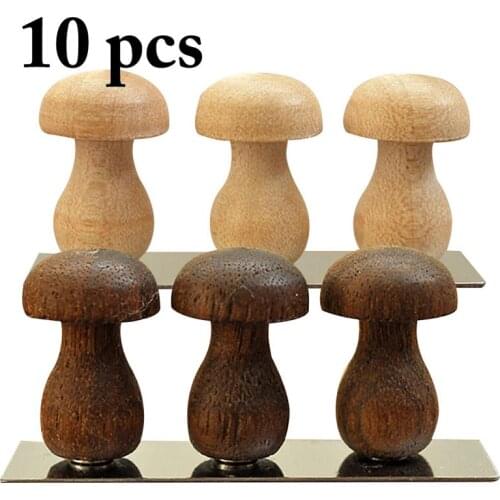 10PCS Fridge Magnet Wood Assorted Refrigerator Magnet Refrigerator Decoration