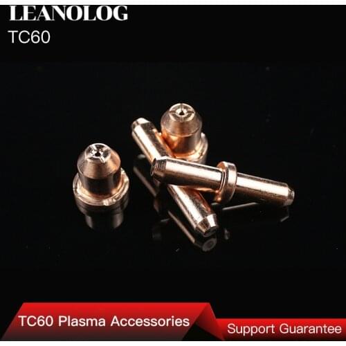 10pcs Inverter DC Plasma Cutter Accessories/Cutting Consumables 60A TC60 Plasma Cutting Gun/Cutting Torch Electrodes and Tips