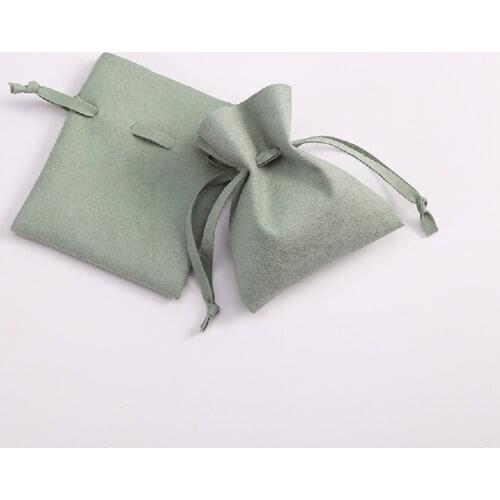 10pcs Light Blue Microfiber Jewelry Packaging For Christmas Wedding Presents Gift Bags Small Chic Velvet Envelope Pouch