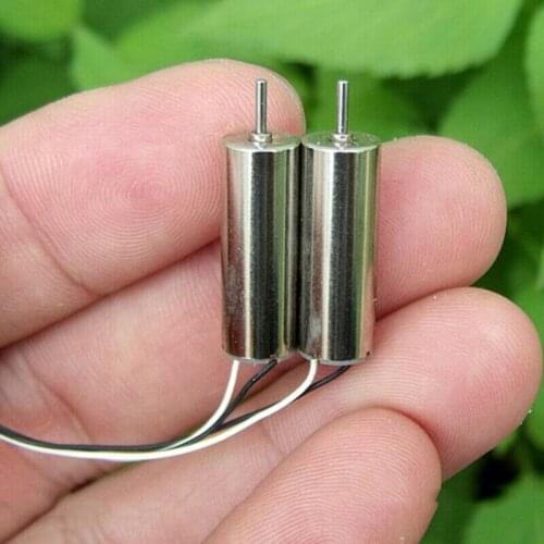 2PCS Micro 7*20mm Coreless Motor DC 4.2V 43000RPM High Speed NdFeB Strong Magnetic HM 720 Motor RC Drone Quadcopter Airplane