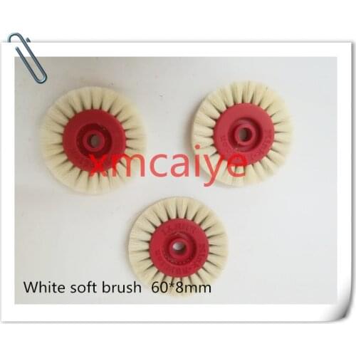 20 pieces White soft brush 60*8mm,SM102 CD102 replacement parts 66.020.119