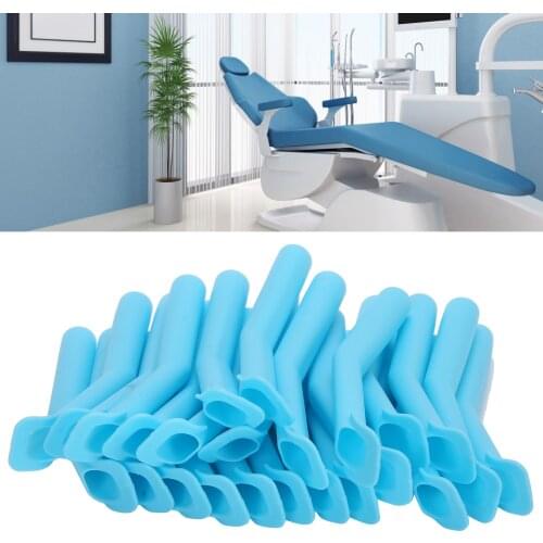 25Pcs Dental Surgical Strong Suction Tips Saliva Ejector Nozzle 16mm Ecofriendly Material Clean Dentist Accessory Oral Care Tool