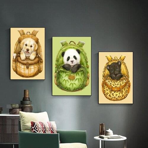 5D DIY Animal Diamond Painting Cross Stitch Full Square Round Drill Embroidery Diamond Mosaic Colorful Handmade Home Room Decor