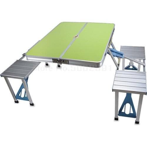 Suitcase, Table, Outdoor Folding Table, Chair, Dining Table, Barbecue Table, Small Table, Folding Table, Portable Table-setting