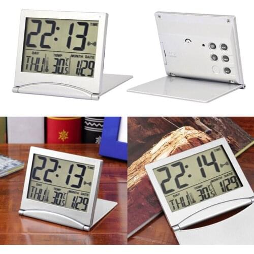 Digital Alarm Clock Weather Station LED Temperature Projection Table Snooze Forecast Humidity Time Weather With Clock H8T8