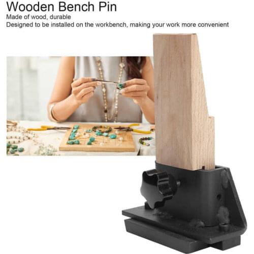Wooden Bench Pin Processing Metal Holder Clip Making Practical Cutting Jewelry Tool for Jewelers