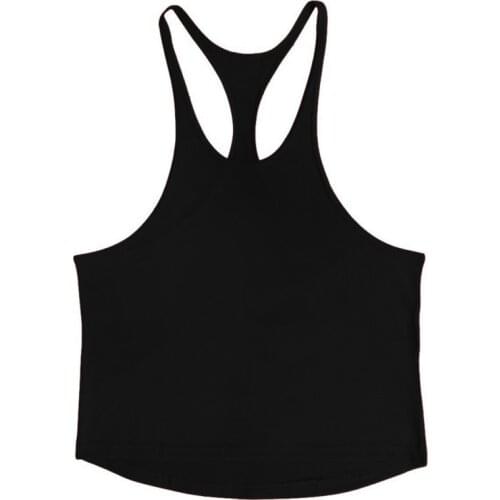 Thin belt bodybuilding gym tank tops men fitness solid singlet cotton mens sleeveless shirt muscle sport jogging running vests