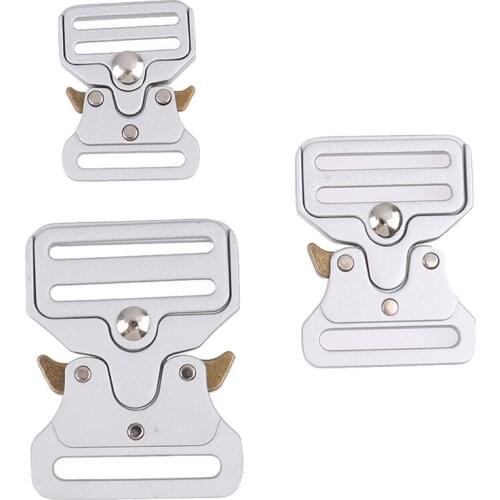 Metal Strap Buckles For Webbing DIY Bag Luggage Clothes Accessories Clip Buckles