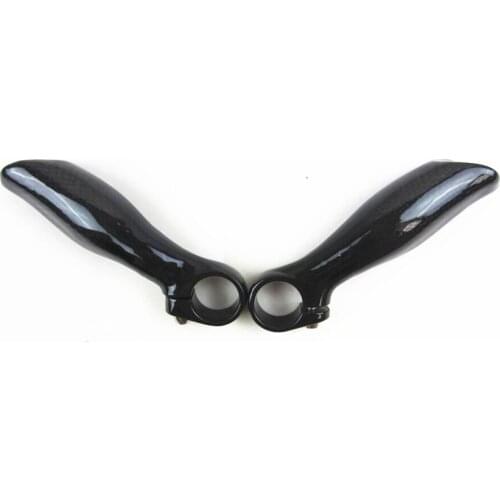No logo Small Auxiliary Handlebar Grip Mountain road bicycle bike full carbon fibre fiber Auxiliary handlebar bar ends end BE12