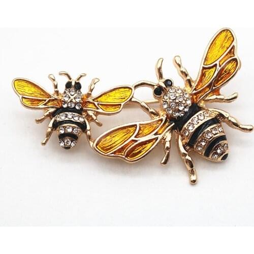 New European and American spring and summer fashion insect series coat windbreaker brooch Enamel brooch female