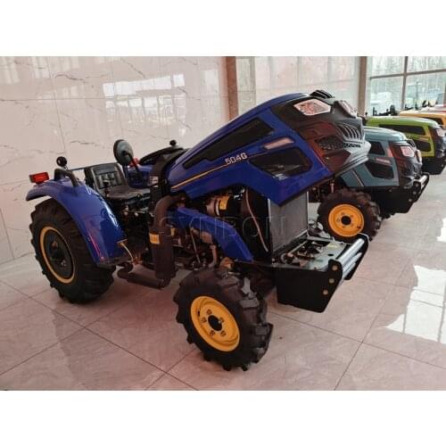 New Greenhouse Tractor Hydraulic Farm Tractor 4WD 50HP Agriculture Machinery Garden Tractor SYNBON