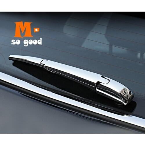 Trim Exterior Moulding Accessories Decoration Sticker Shell ABS Chrome for Jeep Compass 2017 2018 Car Rear Wiper Strip Cover