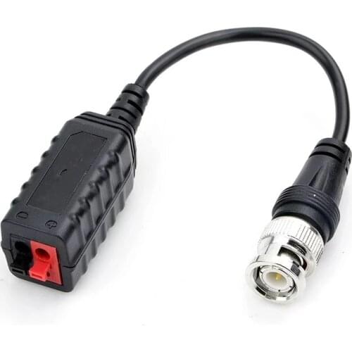 Passive Surveillance Video Transmitter UTP Connector Balun AHD Twisted Pair Transceiver with BNC Male For CCTV Camera DVR