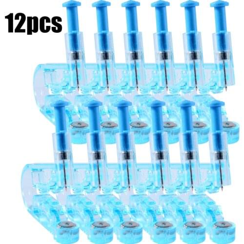 12 Set Ear Piercing Gun Kit Asepsis Disposable Healthy Safety Earring Piercer Tool Machine Kit Studs Nose Lip Body Jewelry
