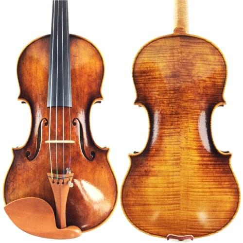 Violin Vintage style upscale violin played on a violin
