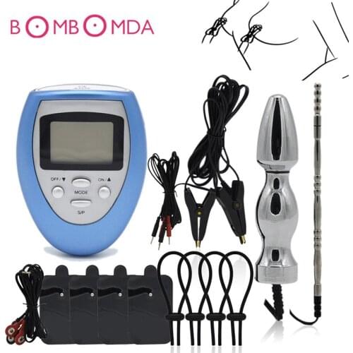 Therapy Pulse Electro Sex Massage Pad Breast Clitoris Electro Stimulate Body Massager Electro Shock Adult Sex Toys For Women Men