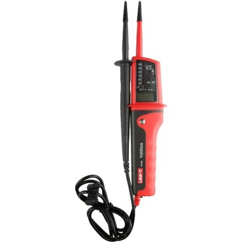 Voltage Meter Tester Waterproof IP65 Type Voltage Testers Voltmeter Motorcycle Auto Range Phase Rotation Tester LCD Uni T Ut15c