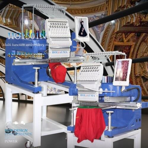 China Factory price for 12 /15 Colors Single Head barudan Embroidery Machine commerical home-use big lun pictures