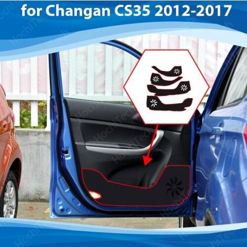 Protective Mat Side edge cover Door Inside Guard Car Door Anti Kick Pad Sticker for Changan CS35 2012-2017 Accessories