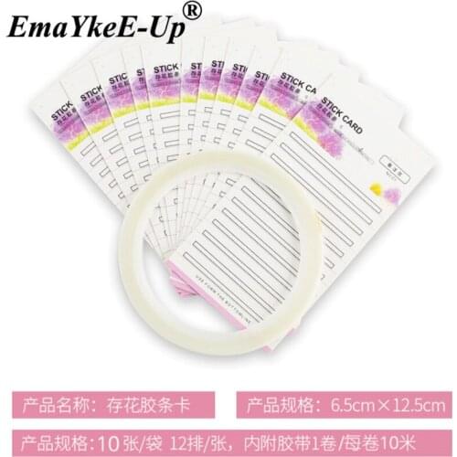 1bag Disposable Quick Grafted Eyelash Sticker Holder Pallet Eyelash Extension Lash Pad Eyes Makeup Tool